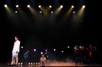 つかこうへい没後10年追悼イベント「朗読 蒲田行進曲完結編『銀ちゃんが逝く』」ゲネプロより。