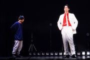 つかこうへい没後10年追悼イベント「朗読 蒲田行進曲完結編『銀ちゃんが逝く』」ゲネプロより。