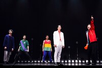 つかこうへい没後10年追悼イベント「朗読 蒲田行進曲完結編『銀ちゃんが逝く』」ゲネプロより。