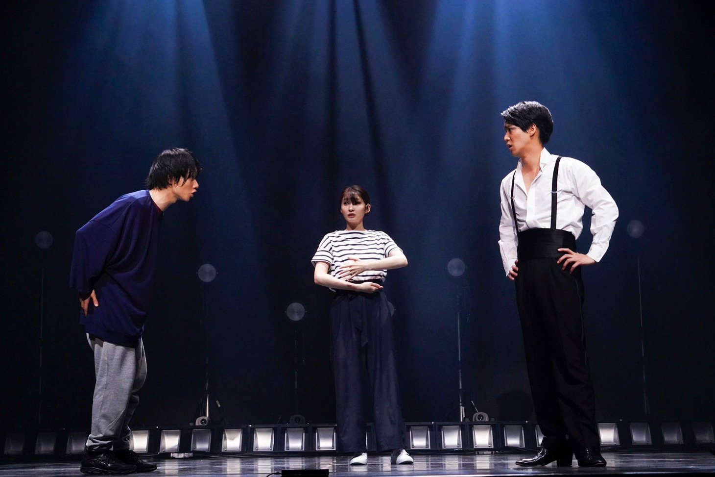 つかこうへい没後10年追悼イベント「朗読 蒲田行進曲完結編『銀ちゃんが逝く』」ゲネプロより。