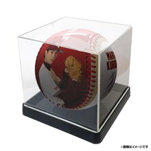 2020 黒羽麻璃央さんプリントサイン入り写ボール（ケース付き）(c) Rakuten Eagles