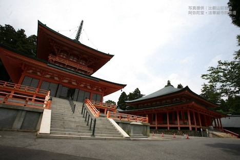阿弥陀堂・法華総寺院東塔(写真提供:比叡山延暦寺)