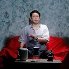 照明・音響の操作も一人で、ダルカラ谷賢一の「アンチフィクション」が上演中