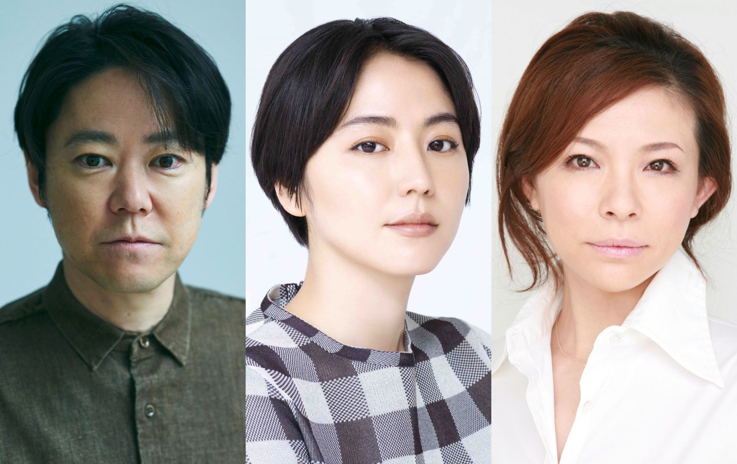 左から阿部サダヲ、長澤まさみ、秋山菜津子。