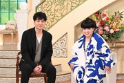 左から生田斗真、黒柳徹子。