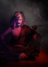 黒羽麻璃央扮する志々雄真実。(c)和月伸宏／集英社 photographer LESLIE KEE（SIGNO）