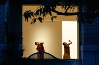 「作品のない展示室」クロージング・プロジェクト パフォーマンス「明日の美術館をひらくために」リハーサルの様子。（撮影：堀哲平）