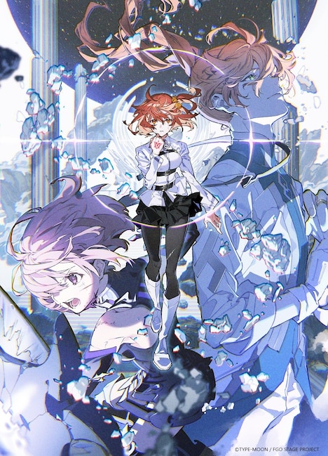 「Fate/Grand Order THE STAGE -冠位時間神殿ソロモン-」女性マスター版のイラストビジュアル。