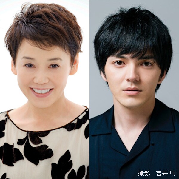 左から大竹しのぶ、林遣都。