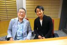 左から徳光和夫、片岡愛之助。