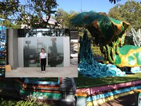 チェルフィッチュ×金氏徹平「消しゴム畑」展示メインビジュアル（Visual design by Teppei Kaneuji）