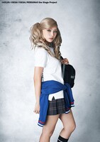 御寺ゆき扮する高巻杏（学生）。