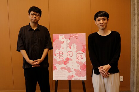 左から三浦基、松原俊太郎。