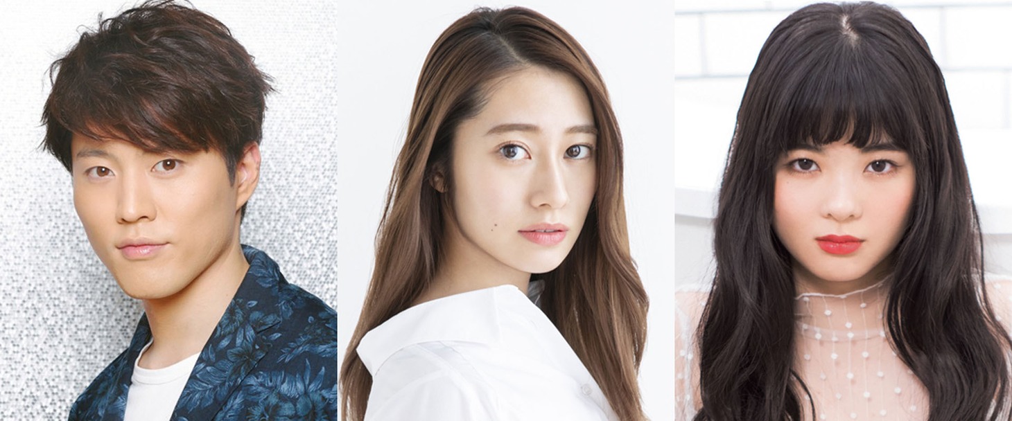 左から入野自由、桜井玲香、田村芽実。