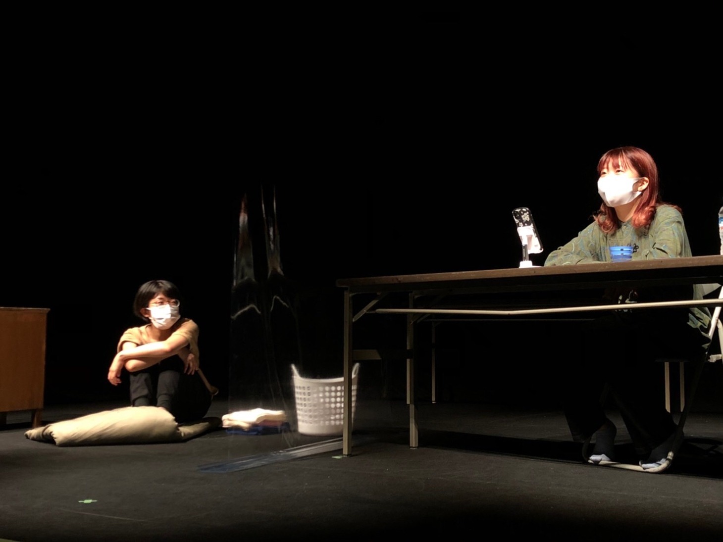ツクネル tsukuneruの発表会「あなたのための演劇」稽古の様子。
