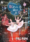文京シビックホール20周年記念公演 牧阿佐美バレヱ団「眠れる森の美女」チラシ表