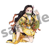 渡辺綱に扮した竈門禰豆子。