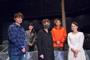 水戸芸術館開館30周年記念事業 第二弾 音楽劇「夜のピクニック」囲み取材より。（写真提供：水戸芸術館）