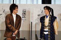 左から宮野真守、福士蒼汰。（撮影：田中亜紀）