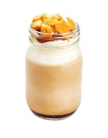 ぽすみるく＆けんふくろうのおきにいりバタークッキーカフェラテ