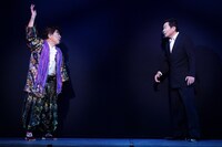 劇団スーパー・エキセントリック・シアター 第58回本公演 ミュージカル・アクション・コメディー「世界中がフォーリンラブ」ゲネプロより。