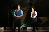 ミュージカル「アルジャーノンに花束を」公開舞台稽古より。（撮影：宮川舞子）