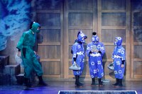 「ミュージカル『忍たま乱太郎』第11弾 忍たま 恐怖のきもだめし」通し稽古より。