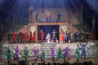 「ミュージカル『忍たま乱太郎』第11弾 忍たま 恐怖のきもだめし」通し稽古より。