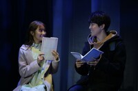 「恋を読む vol.3『秒速5センチメートル』」より、入野自由、桜井玲香、田村芽実出演回の様子。