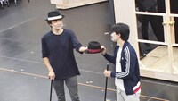 ミュージカル「プロデューサーズ」の稽古場の様子。
