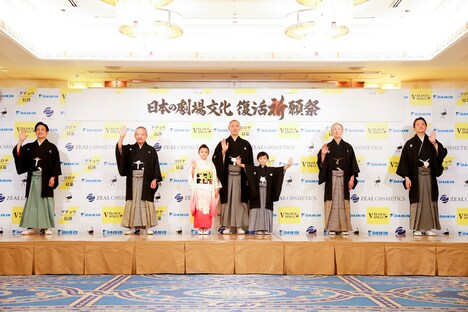 「日本の劇場文化 復活祈願祭」記者会見より。