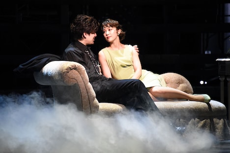 ミュージカル「NINE」公開舞台稽古より。