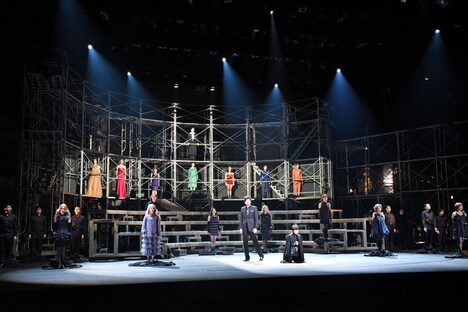 ミュージカル「NINE」公開舞台稽古より。