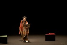 白石加代子「百物語」アンコール公演 第三弾よ利。筒井康隆「如菩薩団」。(c)Daisuke