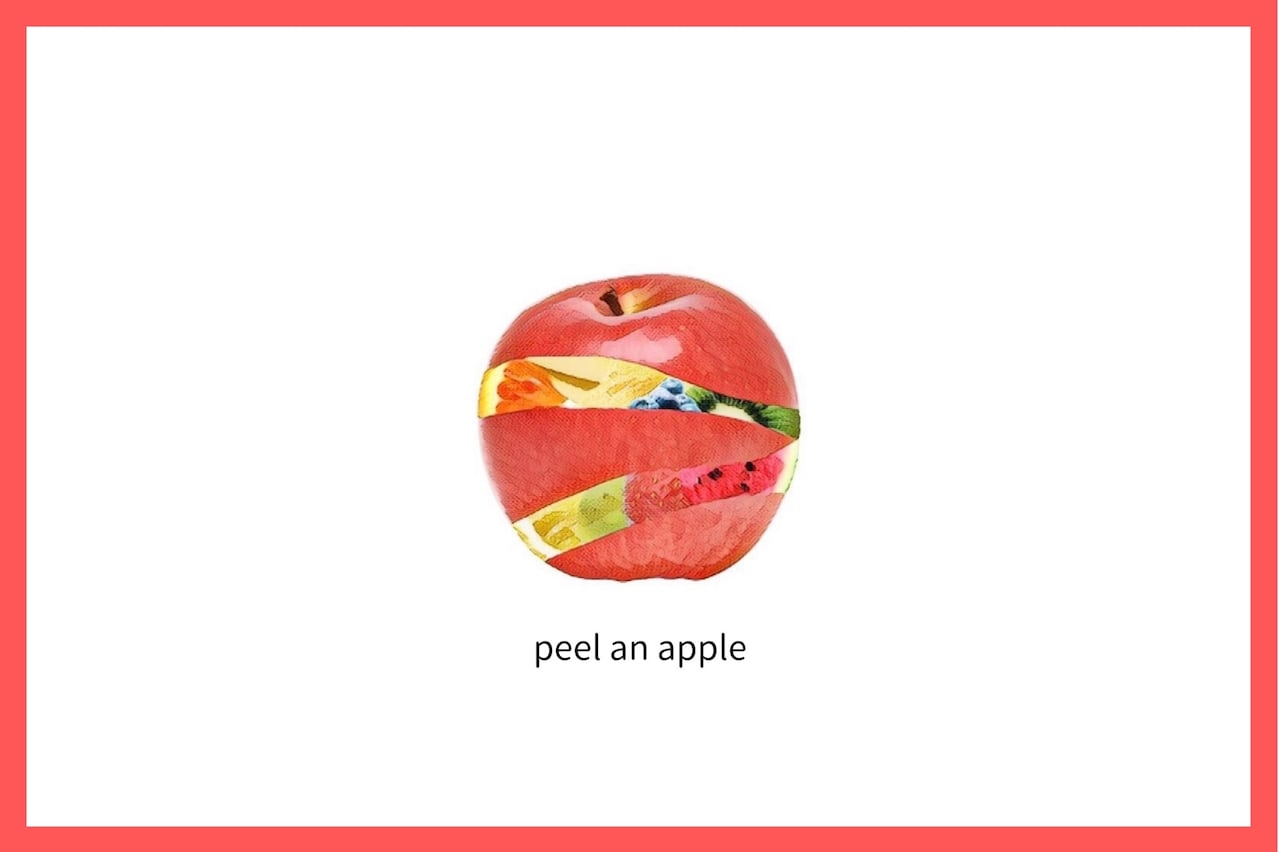 二転三転：が“個人”に焦点当てるパフォーマンス＆展示「peel an apple」