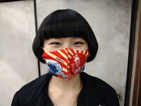 AUBADE HALL Produce タニノクロウ×オール富山「笑顔の砦 '20帰郷」をイメージしたマスク。