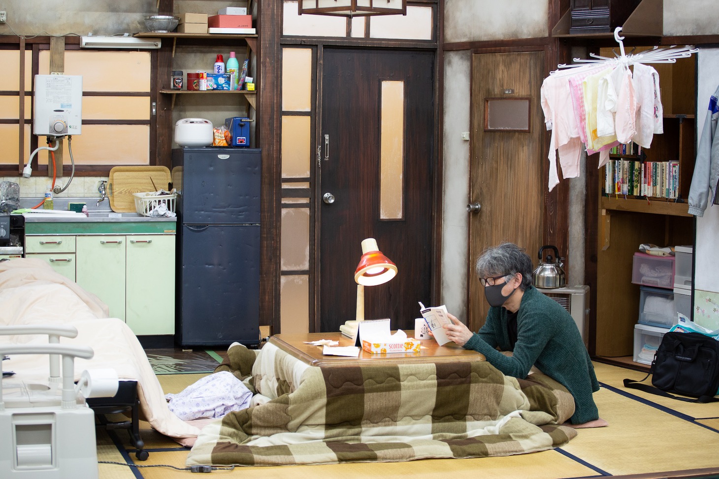 AUBADE HALL Produce タニノクロウ×オール富山「笑顔の砦 '20帰郷」稽古の様子。（撮影：六渡達朗）