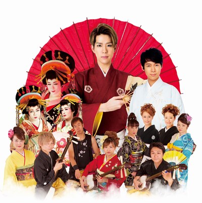 花園直道「百花繚乱☆華FUBUKI」ビジュアル