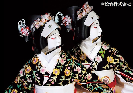 「<シネマ歌舞伎>『京鹿子娘二人道成寺』」より。