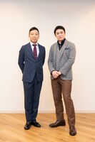 左から市川猿之助、松本幸四郎。