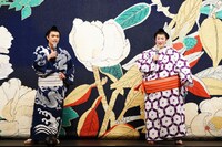 左から原嘉孝、大鶴佐助。（撮影：田中亜紀）