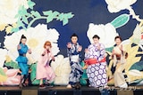 左からりょう、大原櫻子、原嘉孝、大鶴佐助、紺野美沙子。（撮影：田中亜紀）