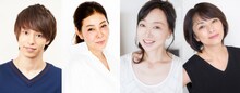 左から杉江大志、芳本美代子、川上麻衣子、櫻井淳子