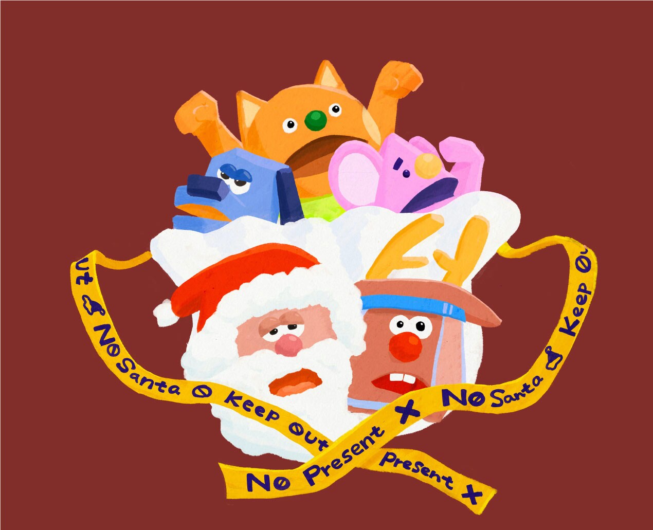 クリスマスがテーマのオンラインパペット劇「プレゼンツ！」無料で生配信