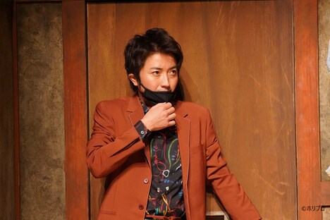 「てにあまる」舞台稽古より。(c)ホリプロ