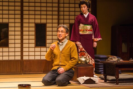 劇団民藝・こまつ座公演「ある八重子物語」より。（撮影：谷古宇正彦）