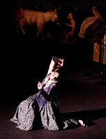 フランソワ・シェニョー＆ニノ・レネ 「不確かなロマンス -もう一人のオーランドー」より。（Photo by Hiroyasu Daido）