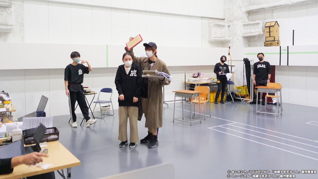 「地縛少年花子くん-The Musical-」稽古の様子。