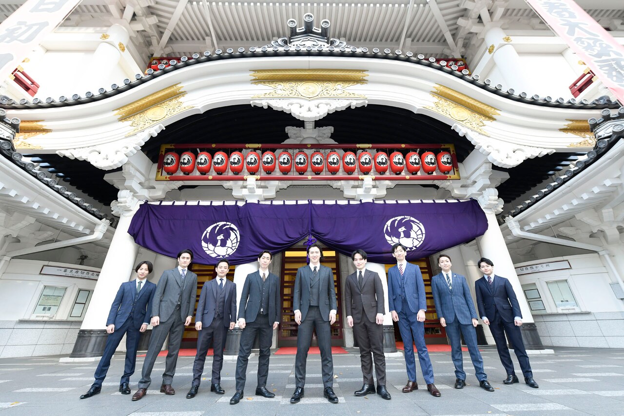 尾上松也をはじめ花形ずらり「初春大歌舞伎」に向け「めでたくご覧いただきたい」と意気込み