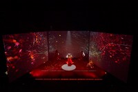 「スペクタクルライブステージ 神・鬼・麗 三大能∞2020」リハーサルより。